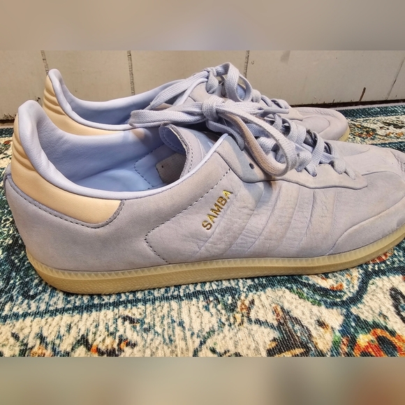 adidas Samba Blue Dawn Soft Leather, Mens Size 10 - Picture 7 of 8